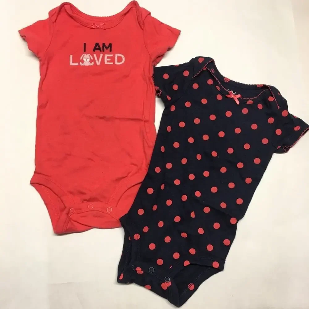 Baby Girl Shirt and Bib Bundle sz 6-12 months